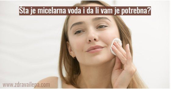micelarna voda za čišćenje lica
